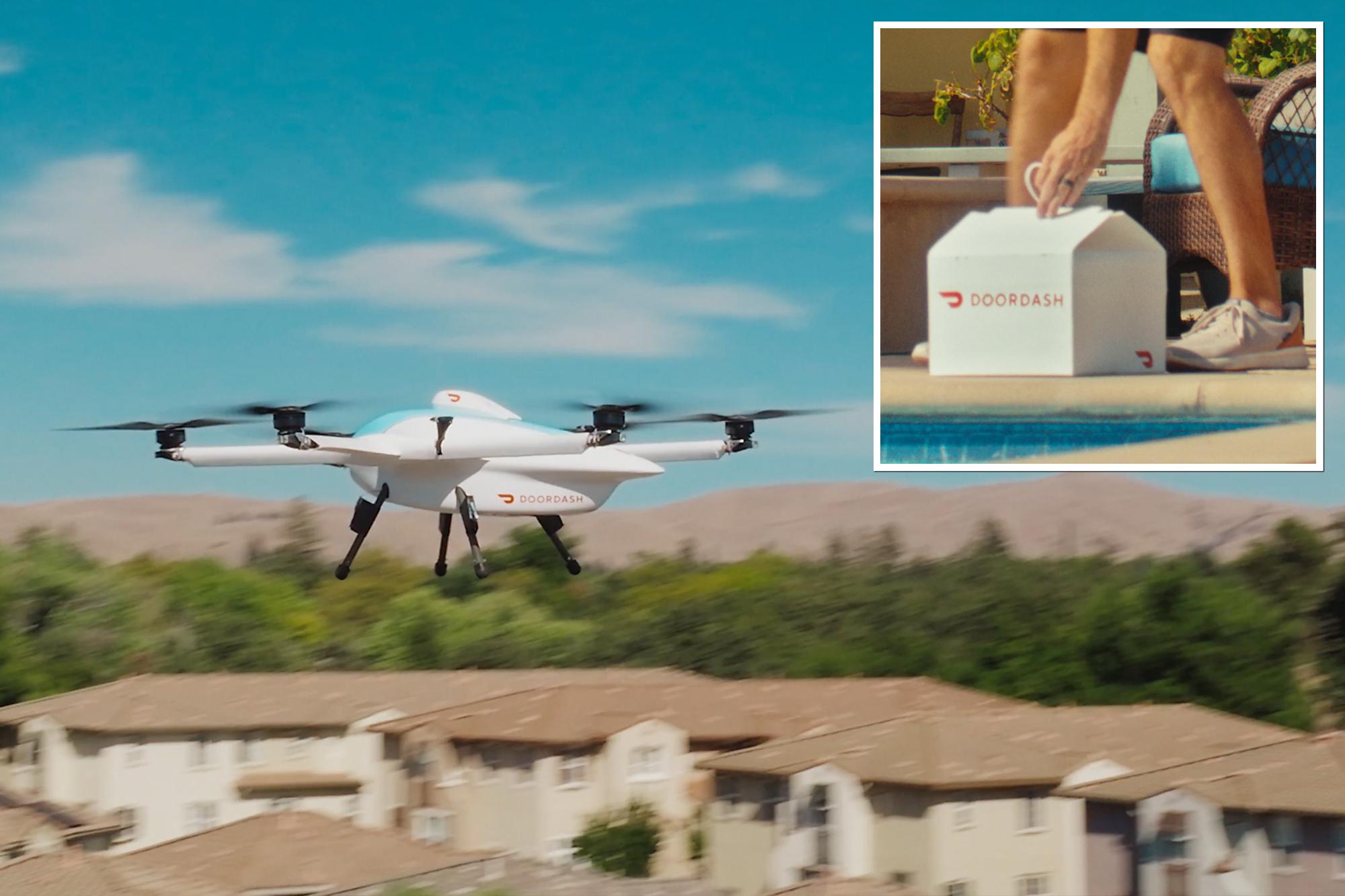 DoorDash reveals launch timeframe for delivery drones in Northern California 143219985