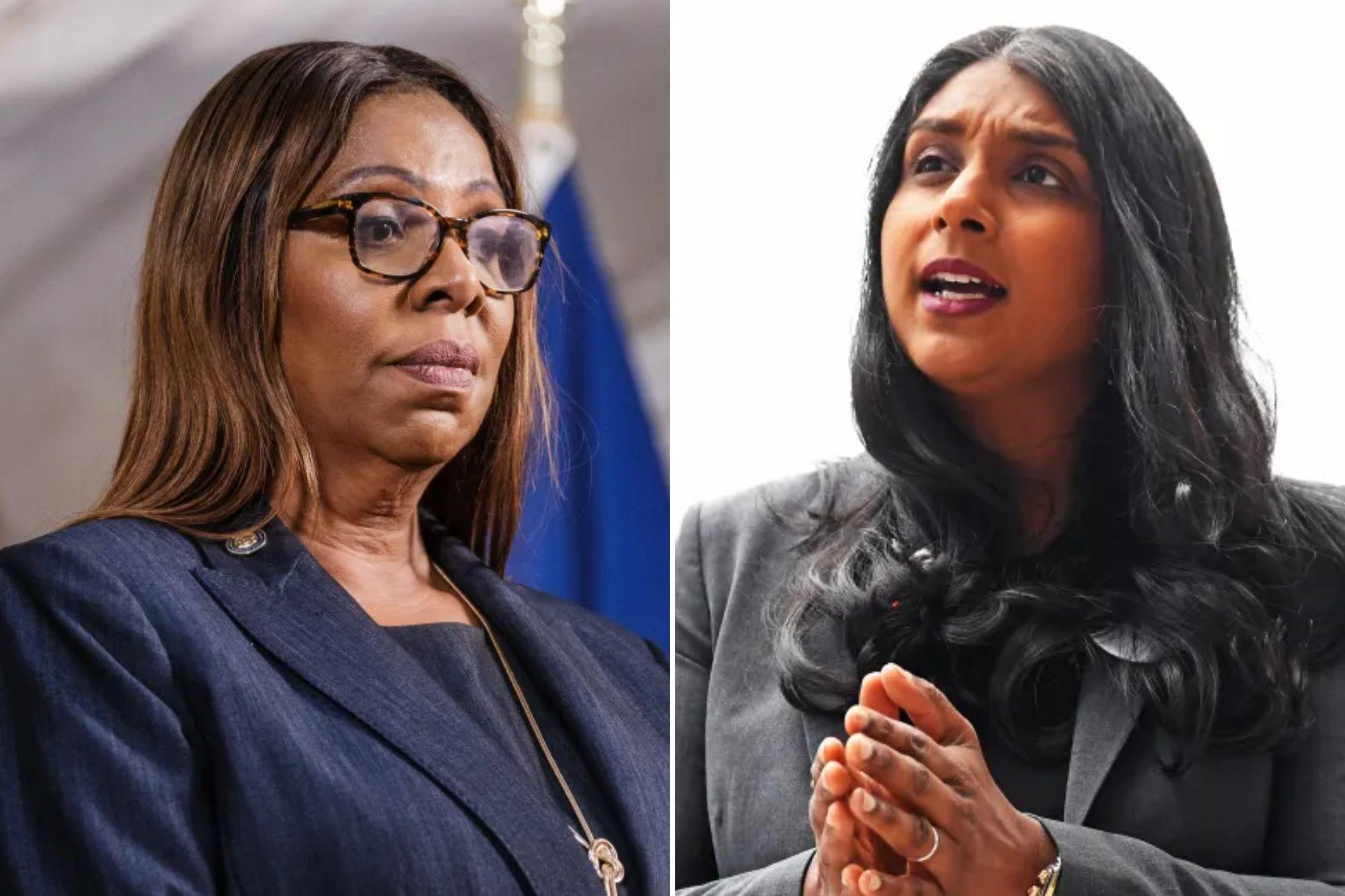 Letitia James’ lead over GOP rival Saritha Komatireddy shrinks in NY AG race: poll 1790138905978