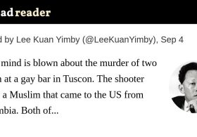 Two gay Antifa activists murdered at gay bar in Tucson by black Muslim immigrant — no one wants to acknowledge it…
