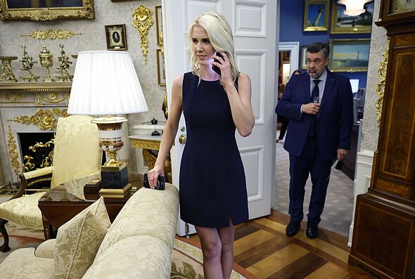 Natalie Harp exposed in 'creepy' Oval Office appearance as alarming warning given 215240 1