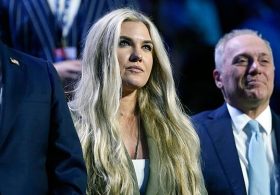 Erika Kirk makes low-key appearance to support Trump on eve of anniversary of Charlie’s de
