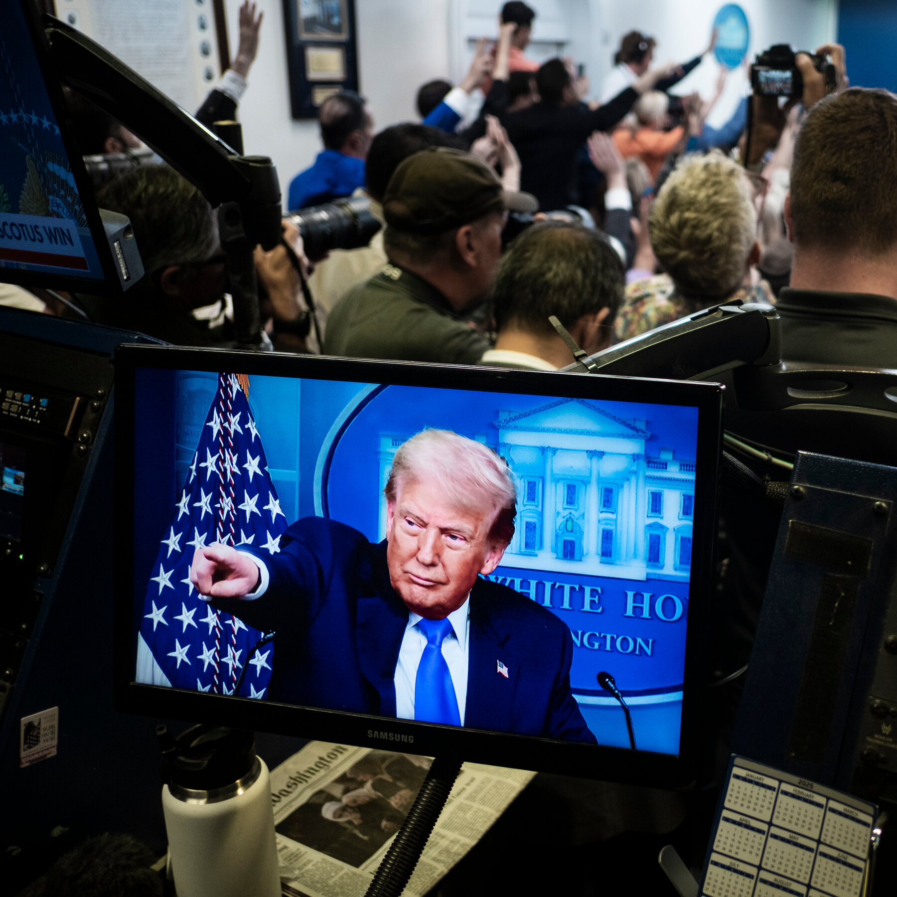 After Years as the Star of Must-See TV, Trump Faces the Sting of Cancellation 21dc trump camera czlj mediumSquareAt3X