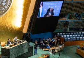 Abbas Presses Case for Palestinian State in Taped General Assembly Address