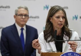Ohio’s Dem Gov Candidate Amy Acton Screeches ‘You Can’t Buy Us!’ at Vivek — Her Crowd Wants a Refund