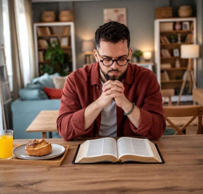 Local Man Pretty Holy Until Children Wake Up