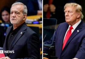 What messages did the US and Iran send about the war?