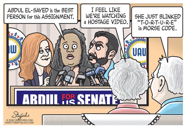 Best political cartoons: I feel like we’re watching a hostage video… 3 2 1