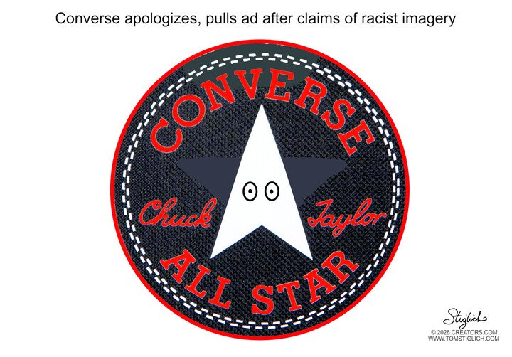 Best political cartoons: When even your sneakers need sensitivity training 4 10 1