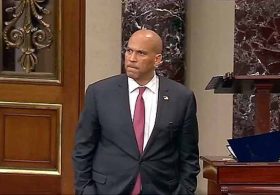 Cory Booker Thinks a Criminal Who Undermined One Election Is Very Likely to Undermine Another