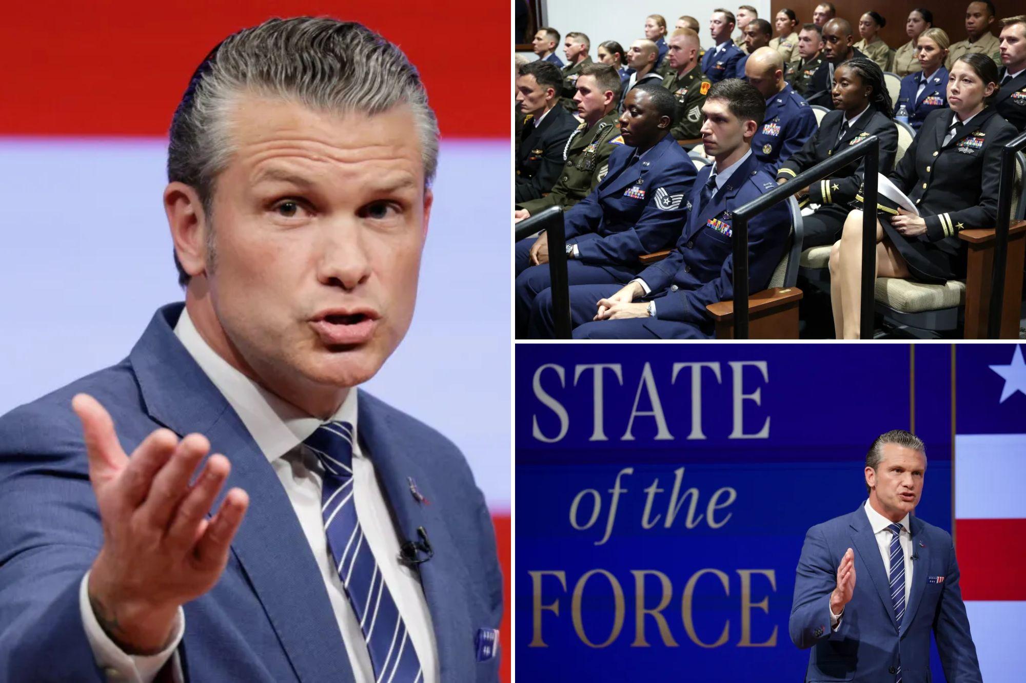 Pete Hegseth unveils plans for new US military base, touts ‘testosterone testing’ for warriors in Pentagon speech: ‘No wimps, no radicals’ 4ov 1790801232452