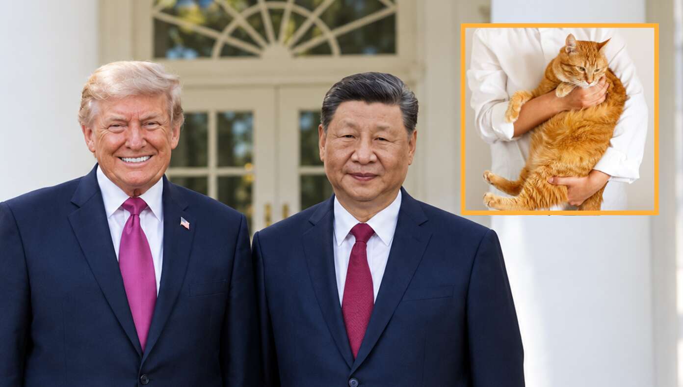Trump Prepares For Dinner With President Xi By Ordering Servants To Slaughter The Fattened Cat 575