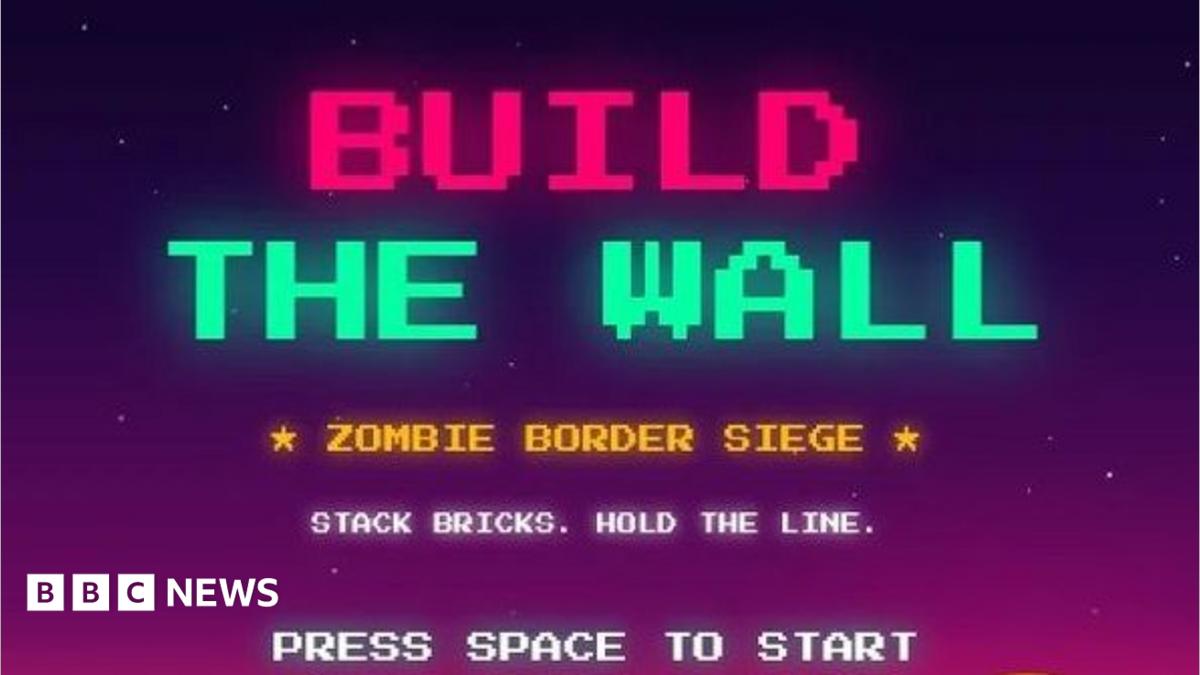 White House pulls Tetris-style 'Build The Wall' game after copyright concern 5be285e6b7e