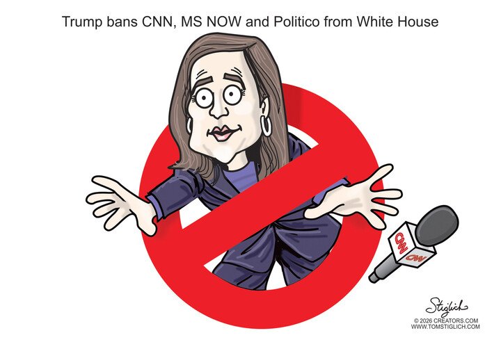 Best political cartoons: Trump puts fake news in timeout 6 2 1