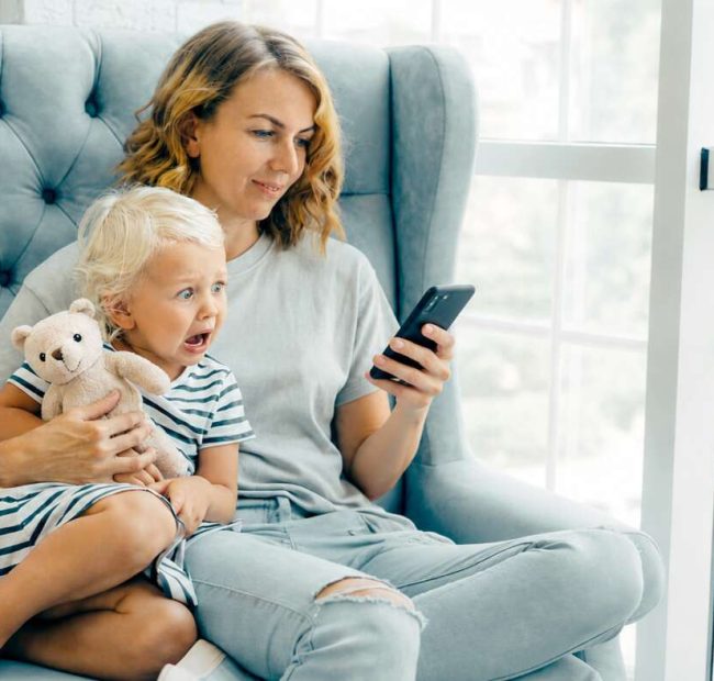Toddler Puts Self Up For Adoption After Seeing Mom Scrolling Lindsay Clancy TikTok