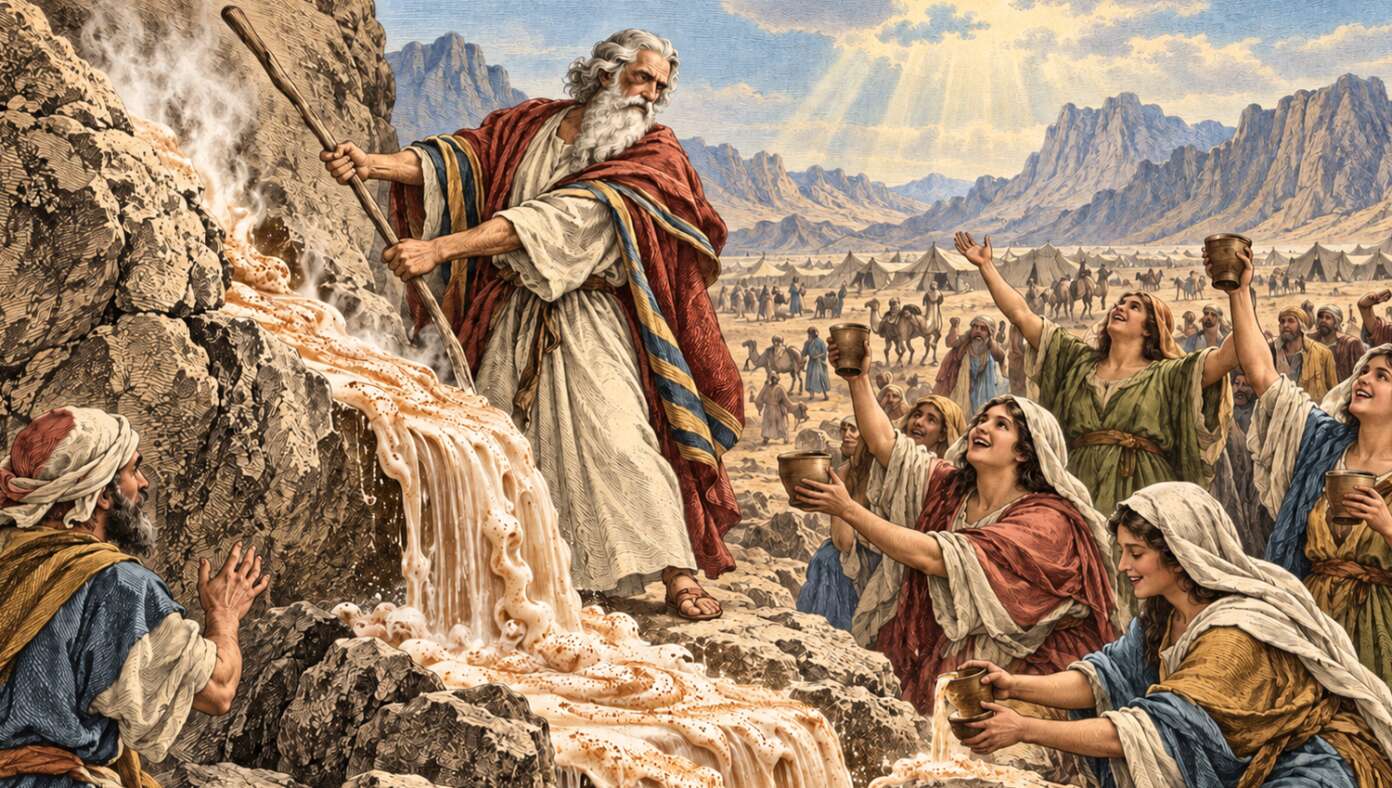 Israelite Women Rejoice After Moses Strikes Rock And Pumpkin Spice Latte Gushes Out 6aad99a18cc116aad99a18cc12