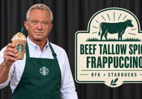 RFK Jr. Teams Up With Starbucks To Introduce New Beef Tallow Spice Frappuccino
