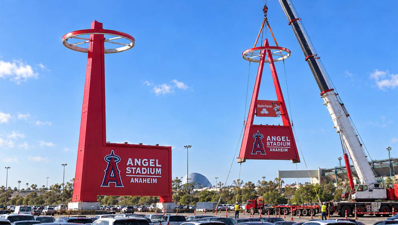 Angels Change 'Big A' To 'Big L' To Celebrate 100-Loss Season 6abac294d2de56abac294d2de6