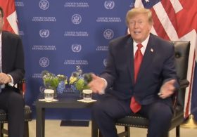 Trump Trolls CNN When Asked About Ban: “They Said they Weren’t Going to be Here, but They Came!”