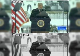 Here’s your 100% proof that CNN deceptively edited Trump’s January 6th speech…