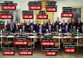 Trump’s $1.8 trillion AI summit table: All the execs who answered president’s call, and what they’re worth