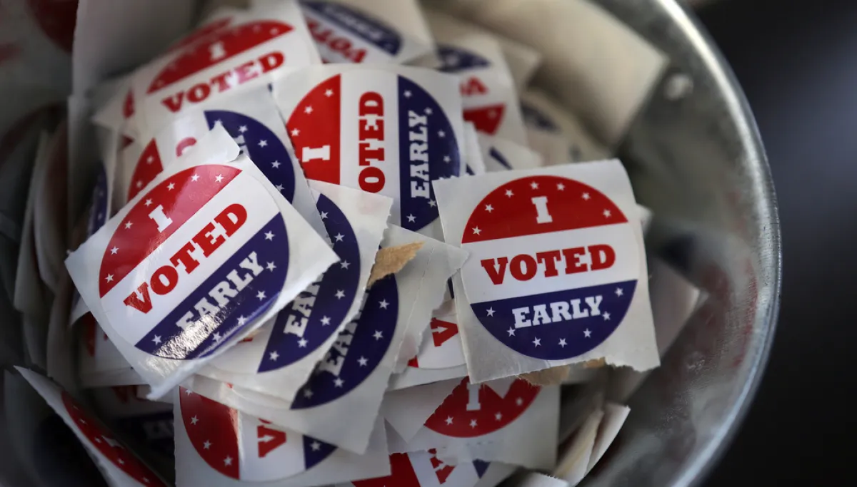 Here are the states that begin early voting for midterm elections in September AP24281831370394