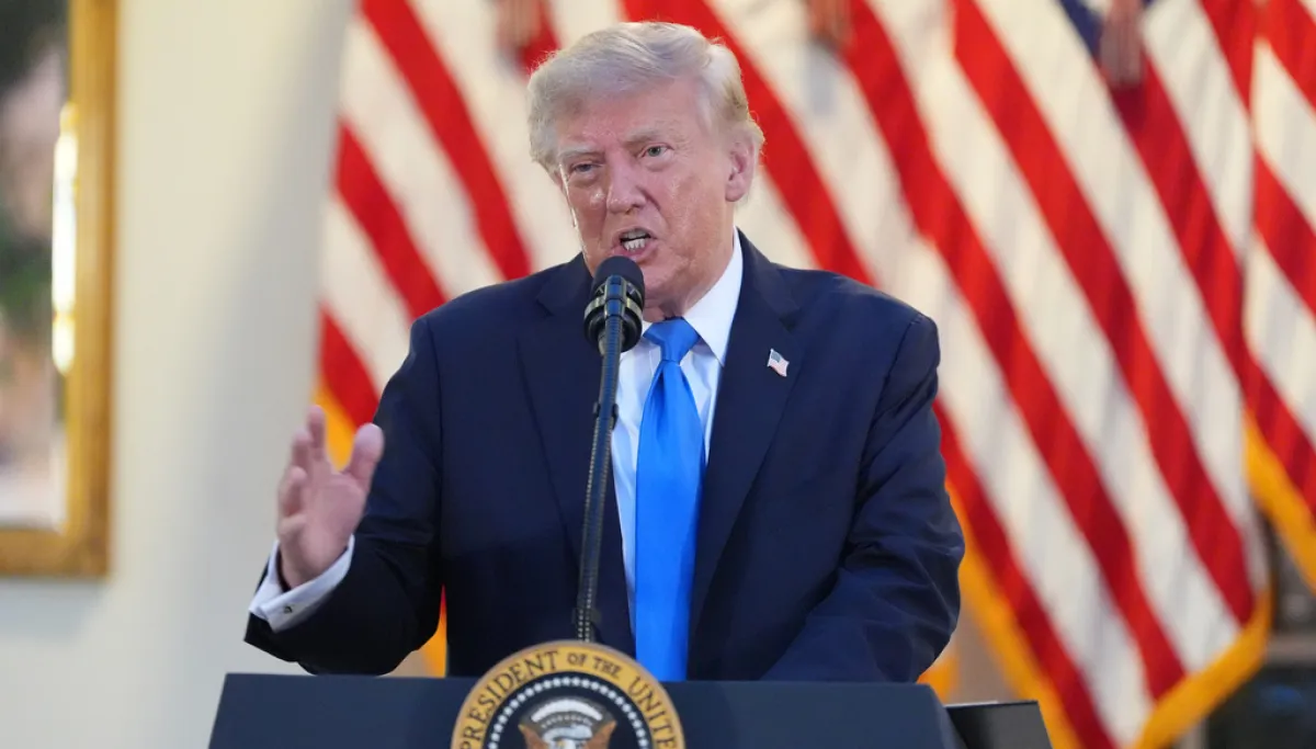 Trump says ‘treasonous scum’ are warning about US munitions shortage AP26245857325580 1