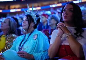 Trump electrifies his base, but the nosebleeds are empty. Is it enough to win the midterms?