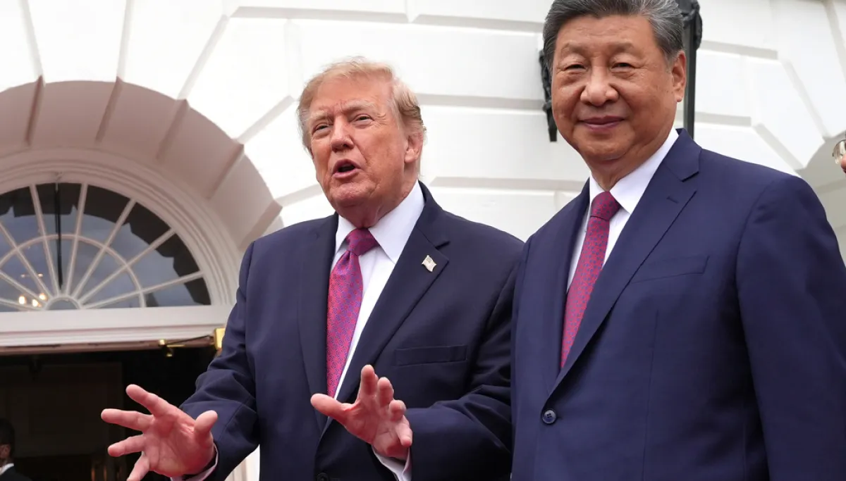 Press corps chaos spills over during Chinese state visit AP26267641041006