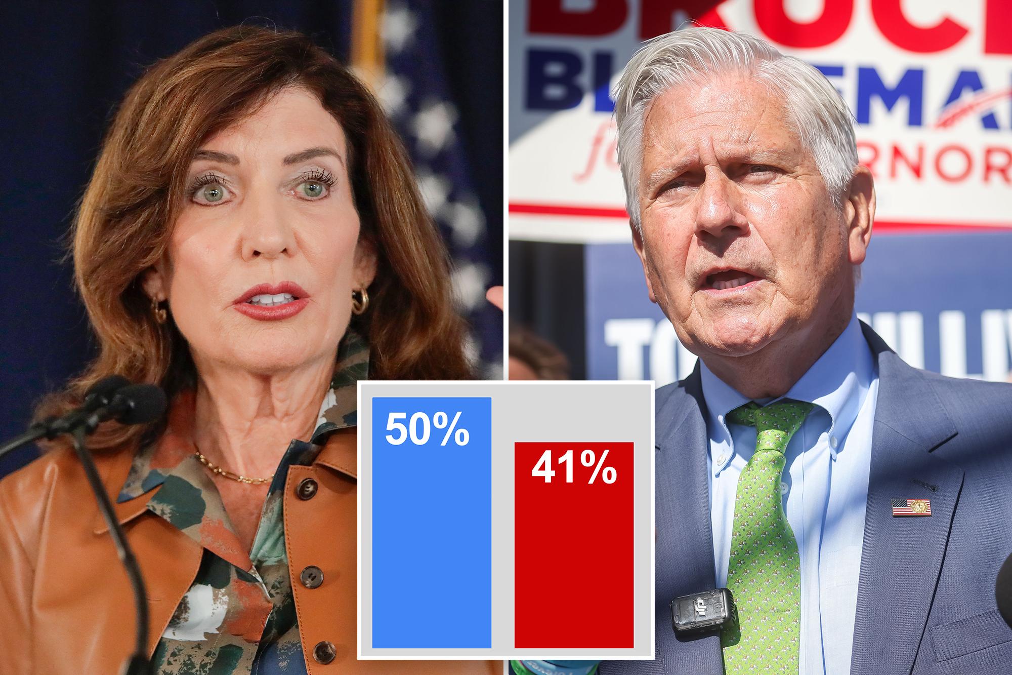 Bruce Blakeman within single digits of Kathy Hochul in NY governor’s race: poll Blake