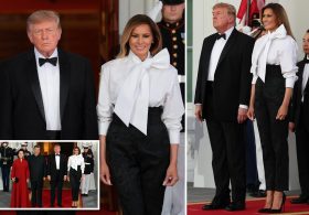 Melania Trump’s sleek and stunning Xi state dinner outfit is stylish tribute to Chinese culture