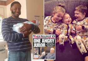 Lindsay Clancy holdout juror shares pictures of himself with newborn daughter — as his fundraiser tops $350,000