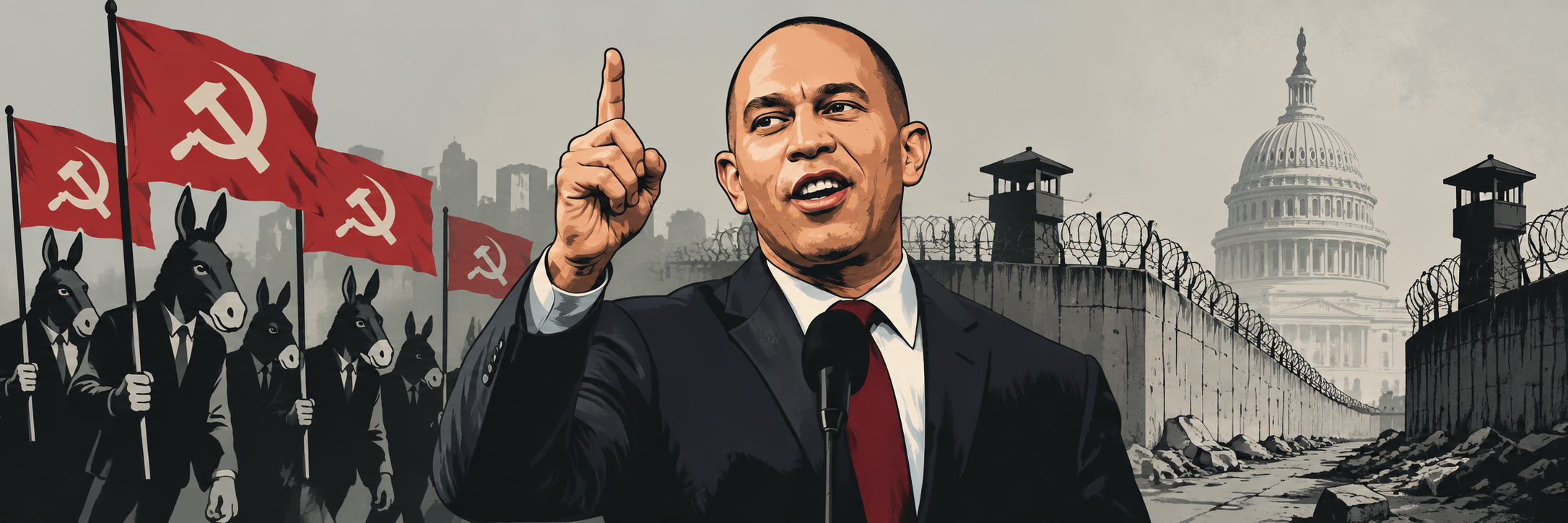 House Democrat Leader Jeffries Demands His Party Stand Up for Socialism ChatGPT Image Sep 8 2026 12 26 47 AM
