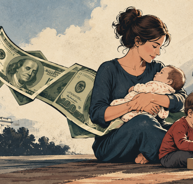 A Convoluted Scheme to Pay Parents to Stay at Home