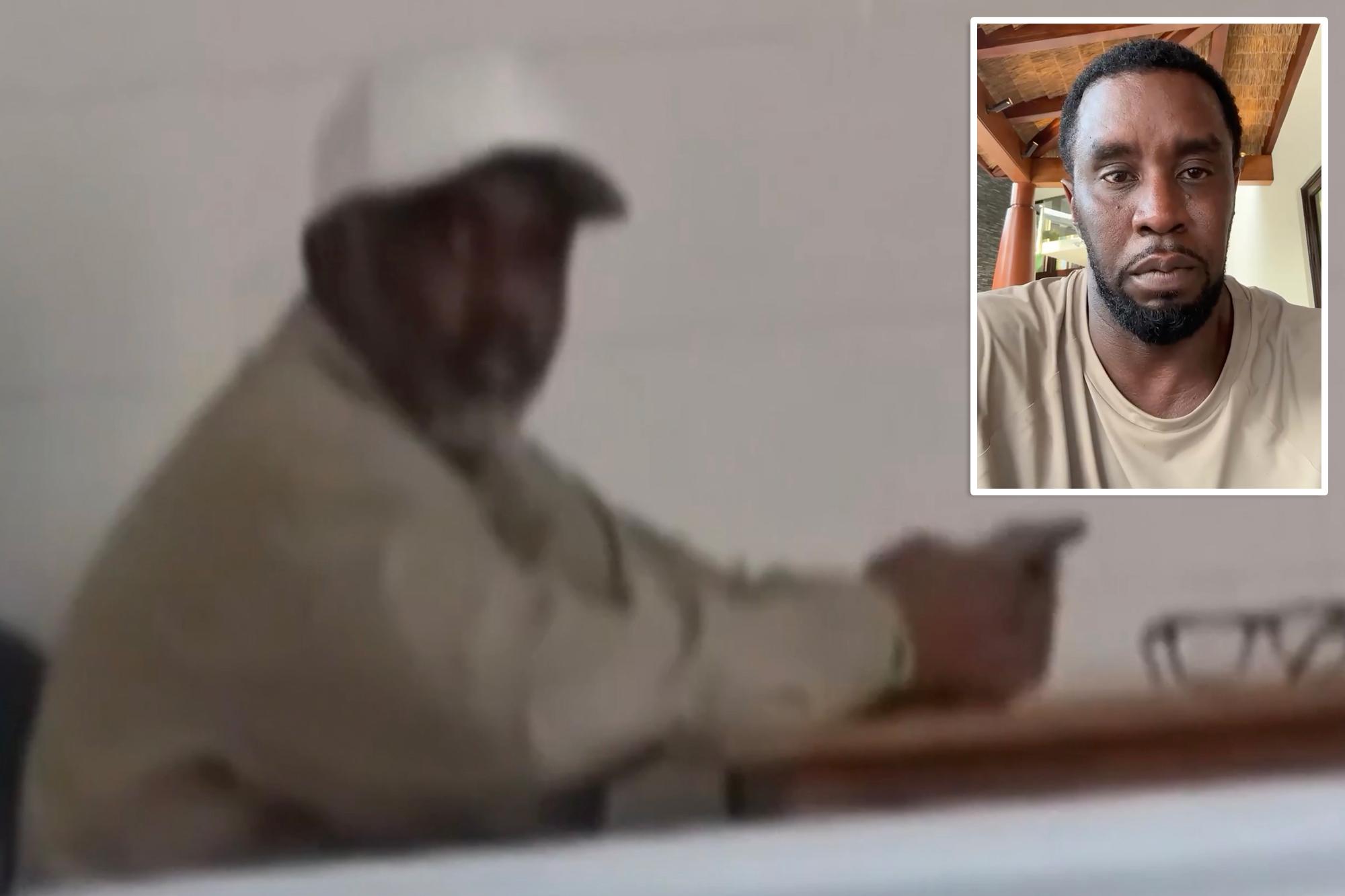 Sean ‘Diddy’ Combs living VIP life behind bars with massages, alcohol, nude photos and a cell phone: report Diddy comp 1
