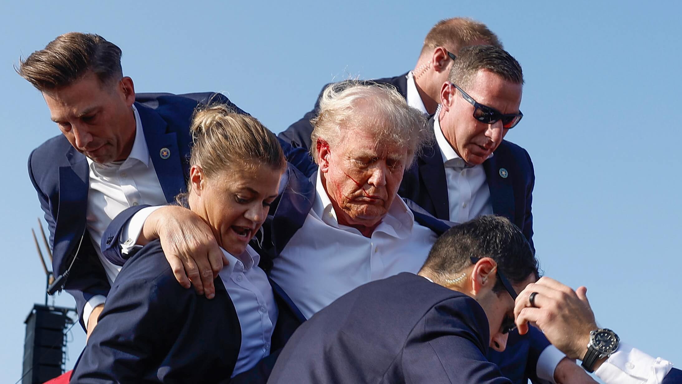 Trump Says Assassination Attempt in Butler, PA in July 2024 Was ‘All a Democrat Plot’ GettyImages 2161925705