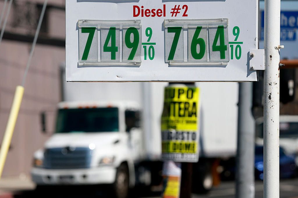 Record Diesel Prices Could Be the Economy’s Widow-Maker GettyImages 2291453030dieselprices 1024x681 1