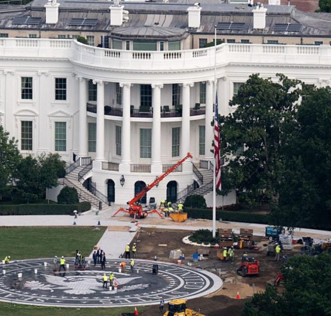 Trump announces completion of new White House helipad