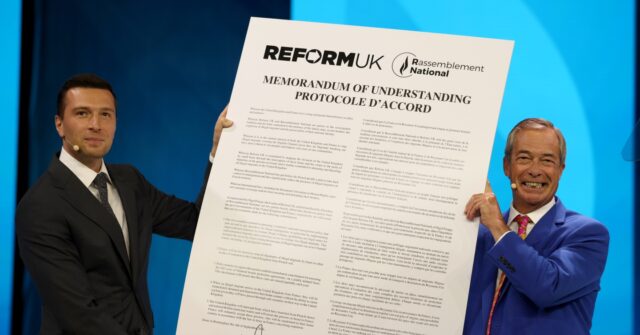 Farage and Bardella Sign Agreement to End English Channel Migrant Crisis, Send Illegals Back to France GettyImages 2292898469 1 640x335 1
