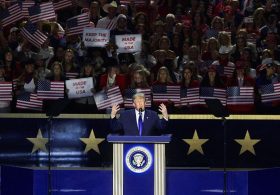 ‘Leave the world in our dust’: Trump wraps GOP convention with eye toward midterm stakes