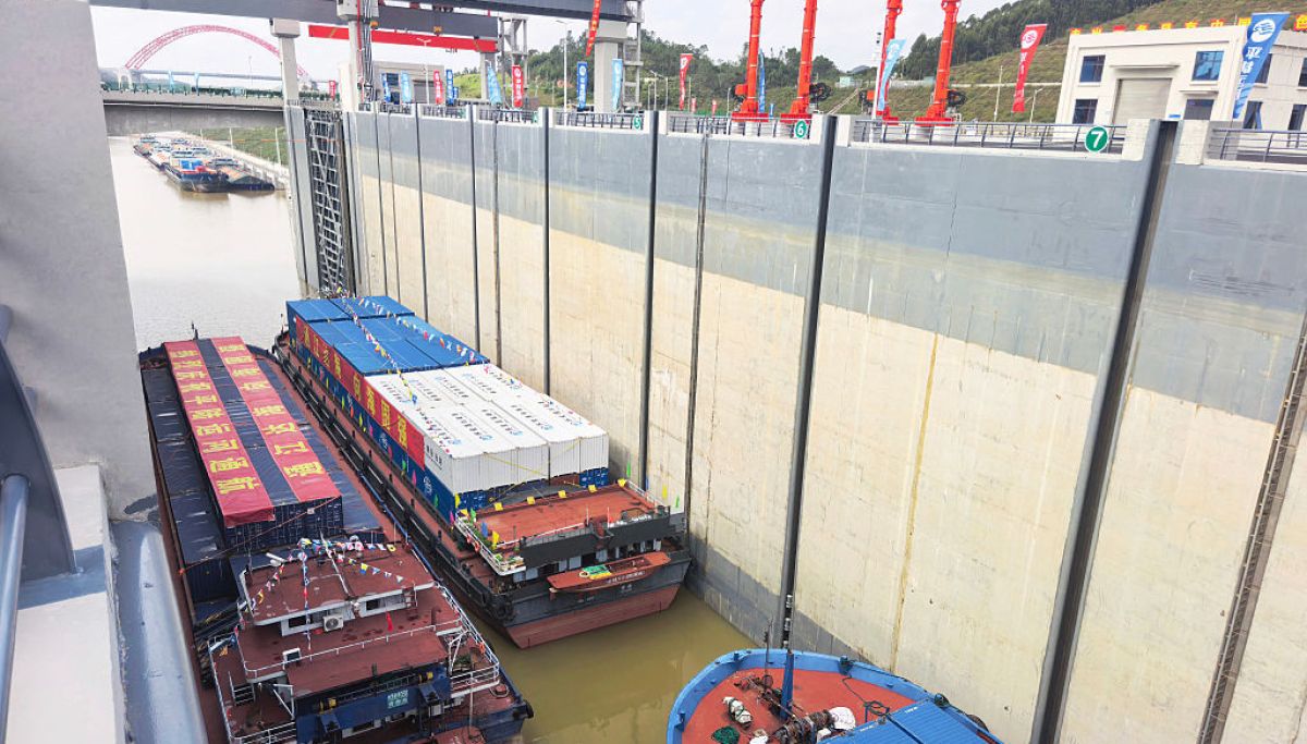 China opens $10 billion shipping canal to Southeast Asia in landmark win for Belt and Road Initiative GettyImages 2294991936