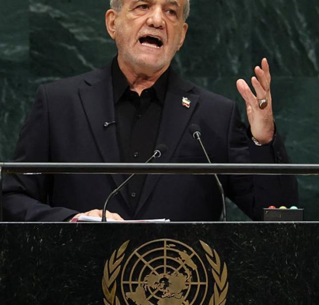 U.S. delegation walks out on Iranian president during UN speech