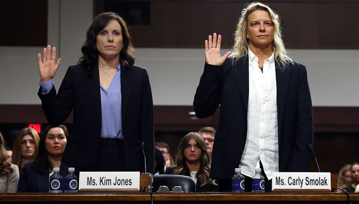 Women’s sports advocate tells Durbin that transgender-suicide claim is male gaslighting GettyImages 2296760573