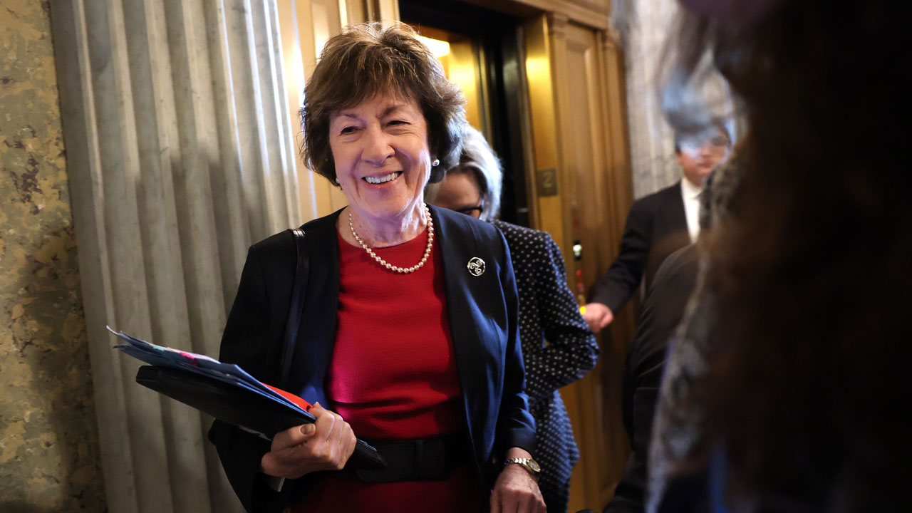 Collins Moves Ahead as Maine Senate Showdown Enters Final Stretch GettyImages 2296796002