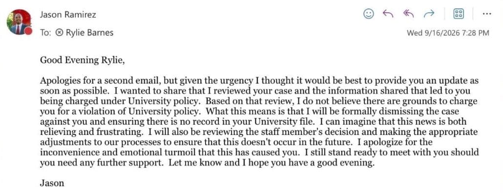 University of Utah Drops Case Against College Republican Who Posted Viral ‘Kirkiversary’ Cake Photo on X HScE 1CagAAht9r 1030x396 1