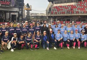 Capitol press corps beat Lawmakers in historically high scoring Congressional Women’s Softball Game