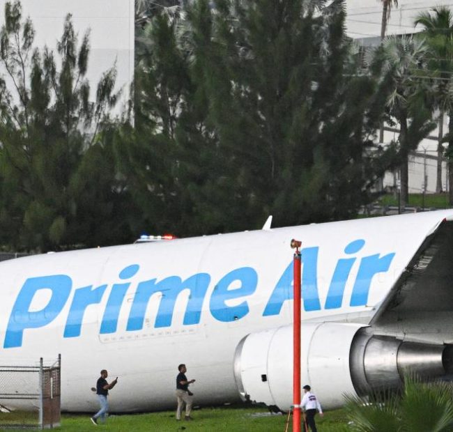 Pilot of Amazon-branded cargo plane warned the plane was ‘too fast’ prior to Miami crash: NTSB
