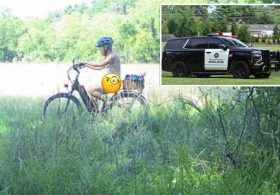 Naked ‘free-spirited’ e-bike rider sought by NJ cops after riding trails in the buff for years