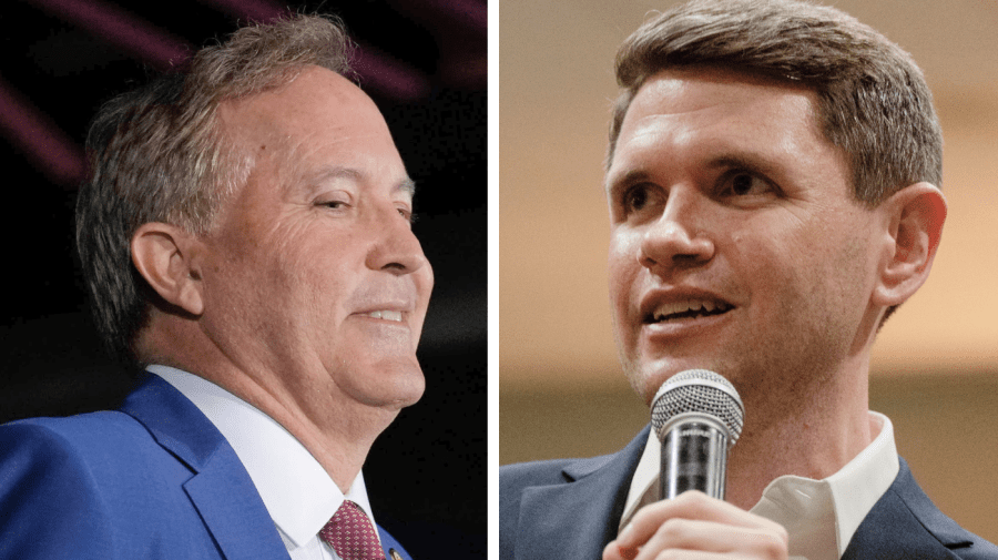 Talarico leads Paxton by 3 points in new Texas Senate poll Paxton Talarico 0807