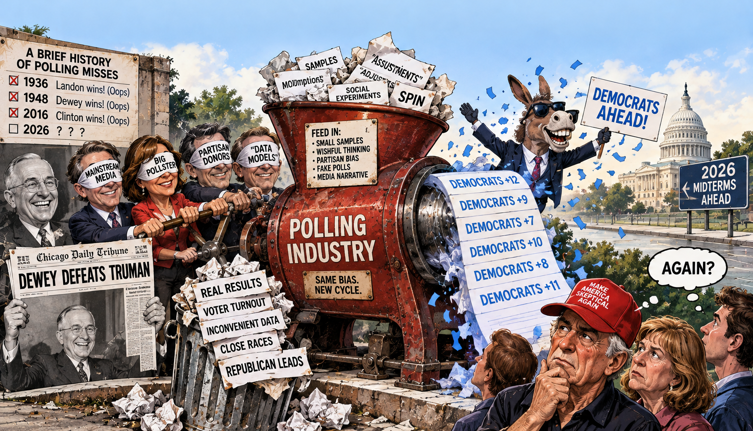 From Truman to Trump: Why Election Polls Keep Getting It Wrong Polling e1788743915596