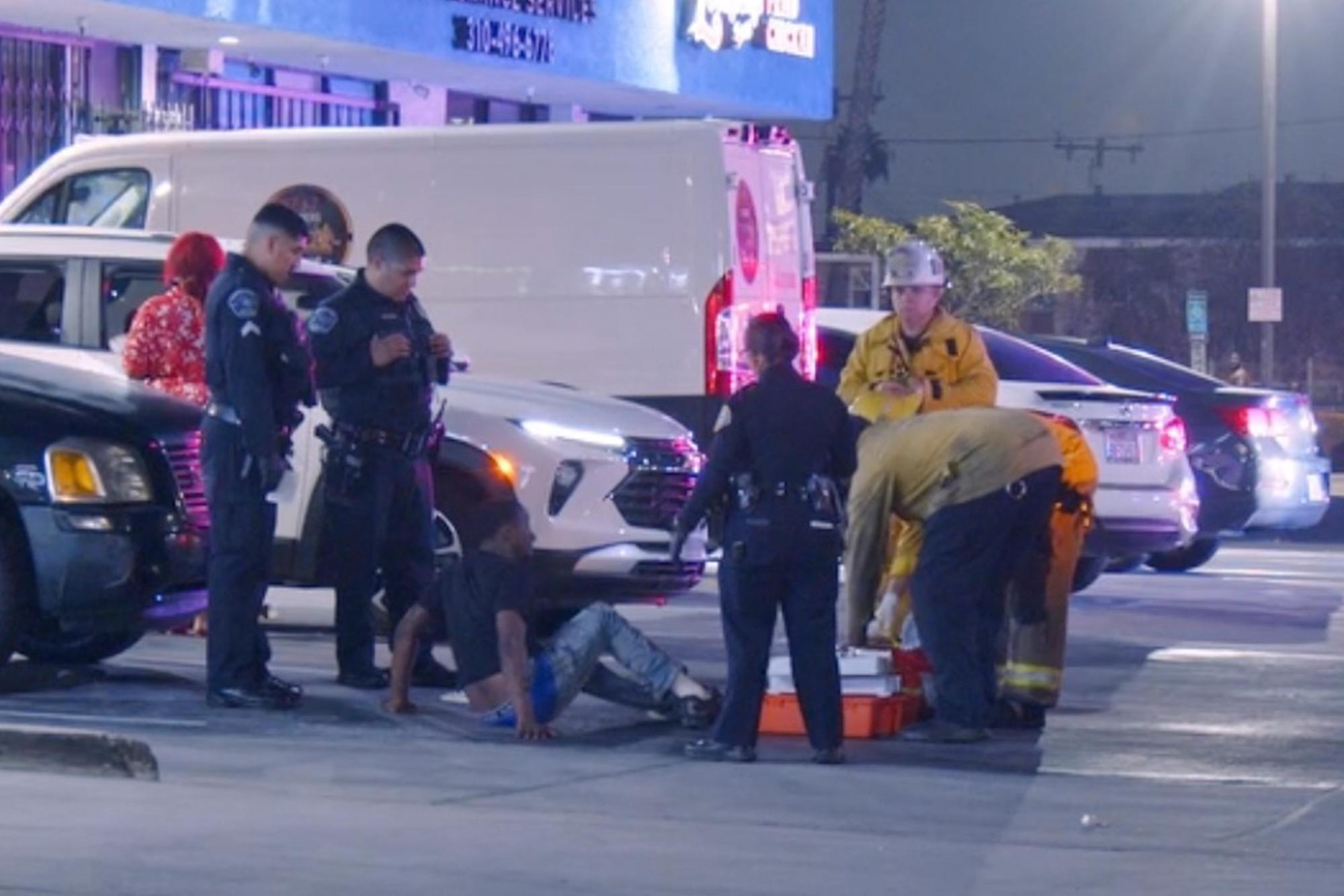 Mass shooting rocks California neighborhood overnight as gunshots heard on video SINGLEPIC